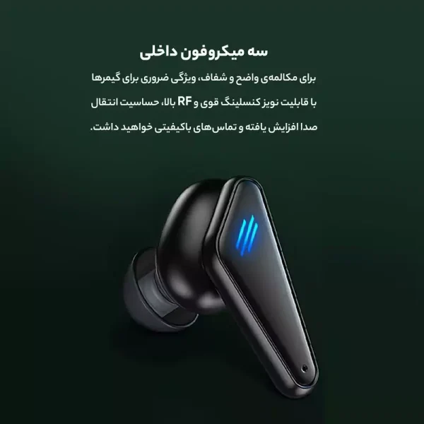 ایرپاد بلوتوثی مدل K55 با کیفیت مناسب گیمینگ و مکالمه
